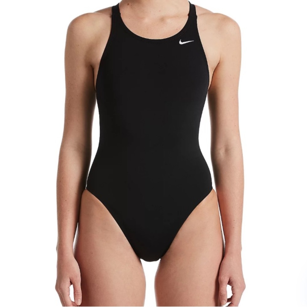 Nike black one piece swimsuit